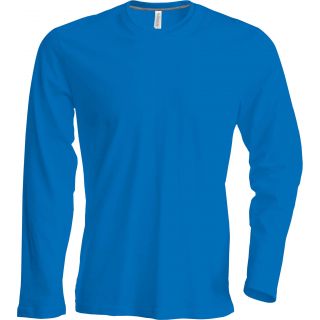 T-shirt homme manches longues col rond K359 - Light Royal Blue