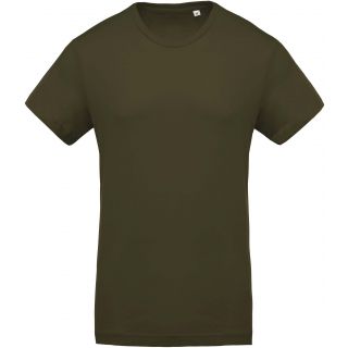 T-shirt homme coton bio col rond K371 - Mossy Green