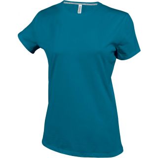 T-shirt femme manches courtes col rond K380 - Tropical Blue