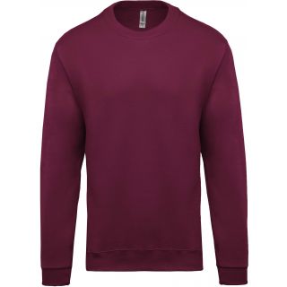 Sweat-shirt unisexe col rond K474 - Wine