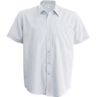 Chemise manches courtes enfant popeline K521 - White