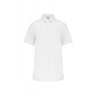 Chemise homme manches courtes Popeline K543 - White