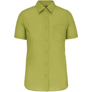 Chemise manches courtes femme Judith K548 - Burnt Lime