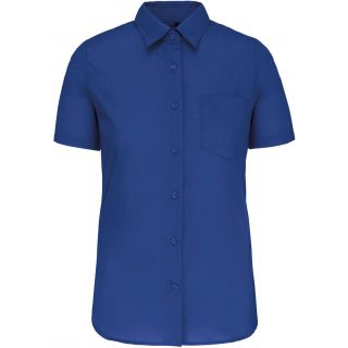 Chemise manches courtes femme Judith K548 - Light Royal Blue
