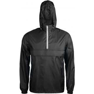 Coupe vent 1/4 zip K602 - Black / White