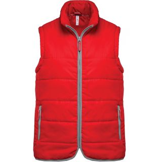 Doudoune sans manches matelassée K6116 - Red