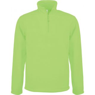 Micropolaire col zippé Enzo K912 - Lime