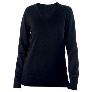 Pull femme col V K973 - Black