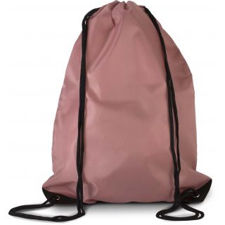 Sac à dos avec cordelettes KI0104 - LIGHT MARSALA - 44 x 34 cm
