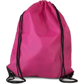 Sac à dos avec cordelettes KI0104 - Magenta - 44 x 34 cm