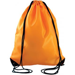 Sac à dos avec cordelettes KI0104 - Orange - 44 x 34 cm