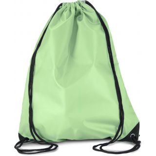 Sac à dos avec cordelettes KI0104 - PISTACHIO GREEN - 44 x 34 cm