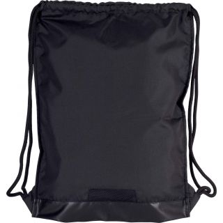 Sac à dos avec cordelettes et poche zippée KI0163- Black
