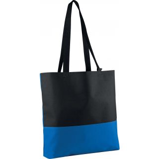 Sac cabas porte documents KI0238 - Royal Blue / Black