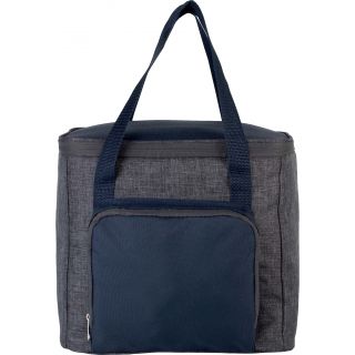 Sac avec poche zippée isotherme KI0347 - Dark Grey Heather / Navy