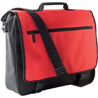 Porte documents avec rabat KI0412 - Black / Red