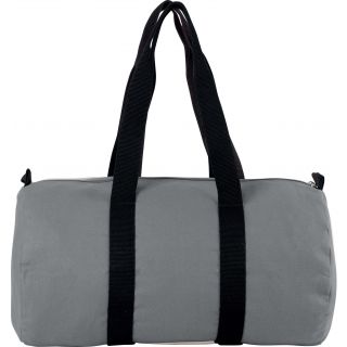 Sac fourre tout en toile de coton KI0632 - Grey / Black
