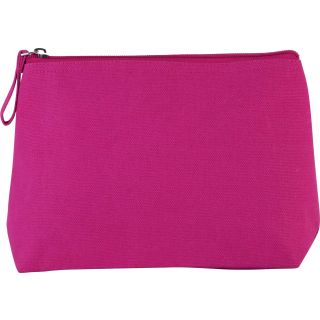 Trousse en coton canvas personnalisable KI0724 - Fuchsia