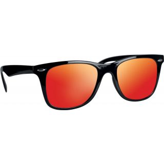 Lunettes de soleil avec verres effet miroir KI3030 - Red / Black