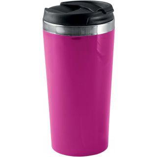 Gobelet de voyage à couvercle 450 ML KI3103 - Fuchsia