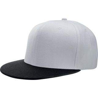 Casquette Snapback KP112 - White / Black-One Size