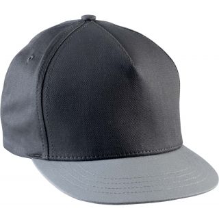 Casquette enfant snapback KP147 - Dark Grey / Light Grey