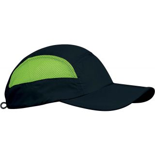 Casquette sport pliable KP206 - Black / Lime