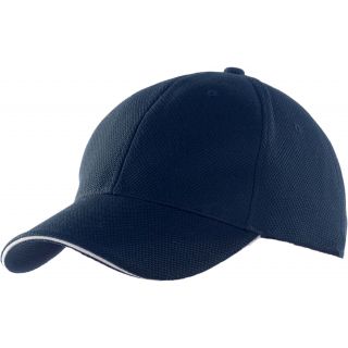 Casquette sport 4 panneaux KP132 - Navy / White