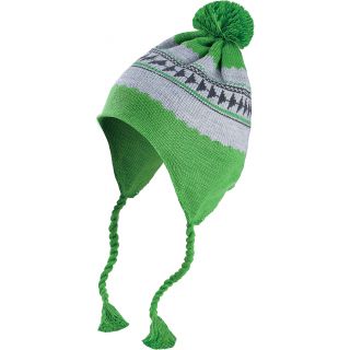 Bonnet Norvégien KP505 - Burnt Lime / Light Grey / Dark Grey-One Size