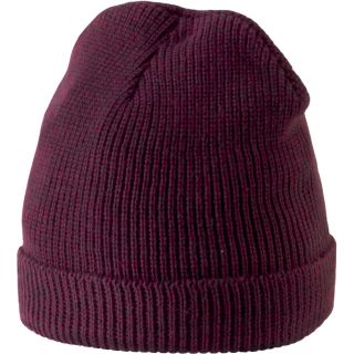 Bonnet fil chiné KP520 - Burgundy / Dark Grey