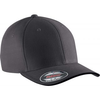 Casquette Flexit® sandwich contrasté 6 panneaux - Deep Grey / Black