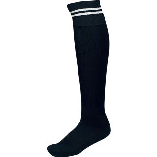 Chaussettes de sport rayées PA015 - Black / White