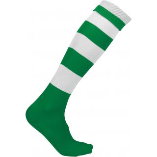 Chaussettes de sport cerclées PA021 - Dark Green / White