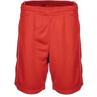 Short femme Basket-ball PA160 - Sporty Red