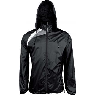 Coupe vent unisexe sport PA211 - Black / White / Storm Grey