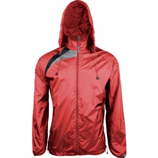 Coupe vent enfant sport PA212- Sporty Red / Black / Storm Grey