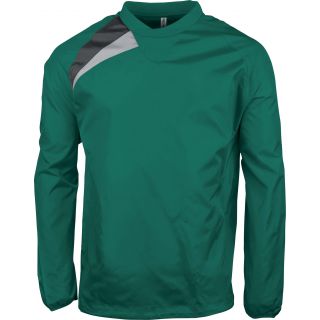 Sweatshirt de pluie unisexe PA330 - Dark Green / Black / Storm Grey
