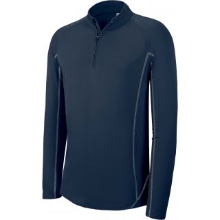 Sweat-shirt homme running 1/4 zip PA335 - Sporty Navy