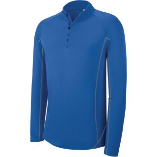 Sweat-shirt homme running 1/4 zip PA335 - Sporty Royal Blue