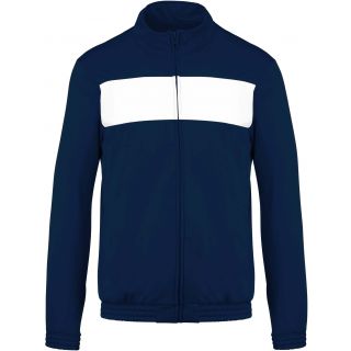 Veste de survêtement enfant PA348 - Sporty Navy / White