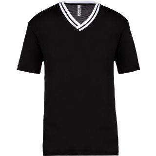 T-shirt polyester University PA4005 - Black / White