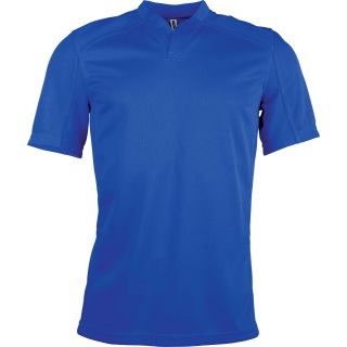 Maillot rugby unisexe manches courtes bi-matière PA418 - Sporty Royal Blue