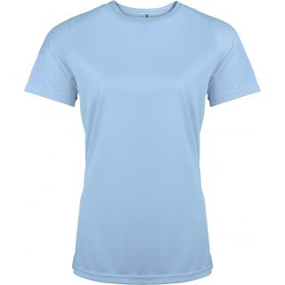 T-shirt femme manches courtes sport PA439 - Sky Blue