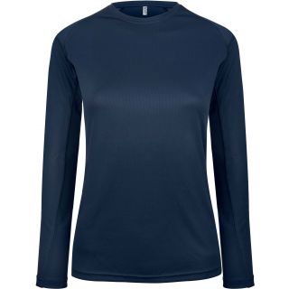 T-shirt femme manches longues sport PA444 - Sporty Navy