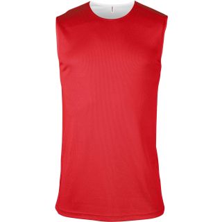 Maillot basket réversible unisexe PA464 - Sporty Red / White -