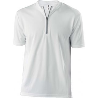 Maillot cycliste homme polyester manches courtes PA468 - White