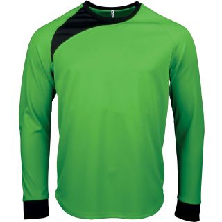 Maillot de gardien enfant manches longues PA471 - Fluorescent Green / Black