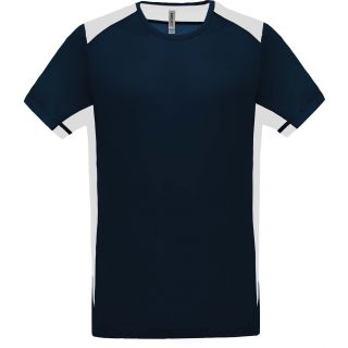 T-shirt sport bicolore PA478 - Sporty Navy / White