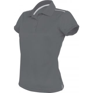 Polo femme manches courtes PA481 - sporty grey