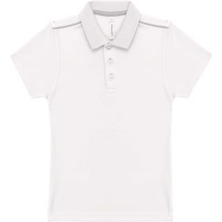 Polo sport manches courtes enfant PA488 - White